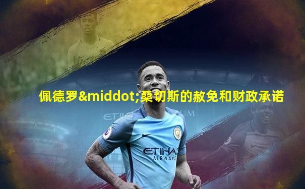 佩德罗·桑切斯的赦免和财政承诺