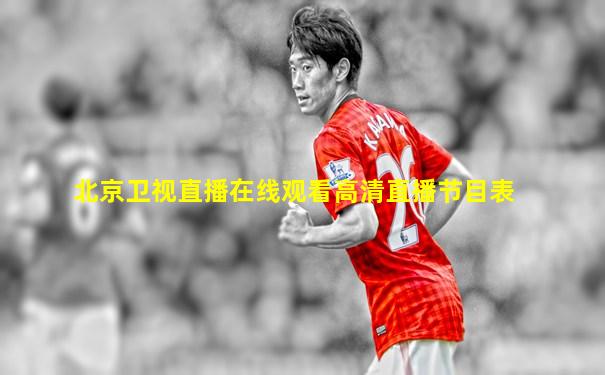 北京卫视直播在线观看高清直播节目表